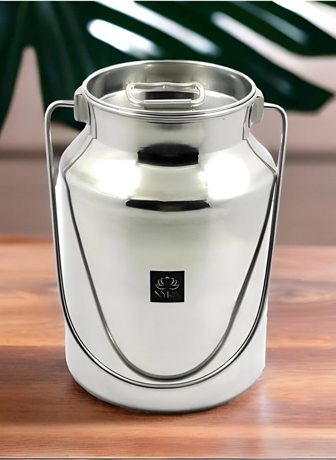 Nyra Kitchenware Premium Steel Stainless Steel Durable Magnetic Milk Pitcher - 4L - Image 1